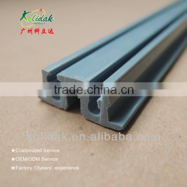 W shape PVC plastic profile extrusion