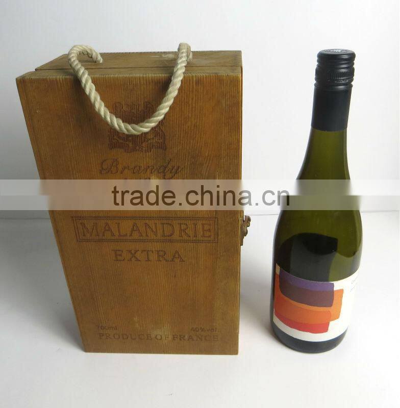 High quality wine box wooden box the latest packaging alibaba China