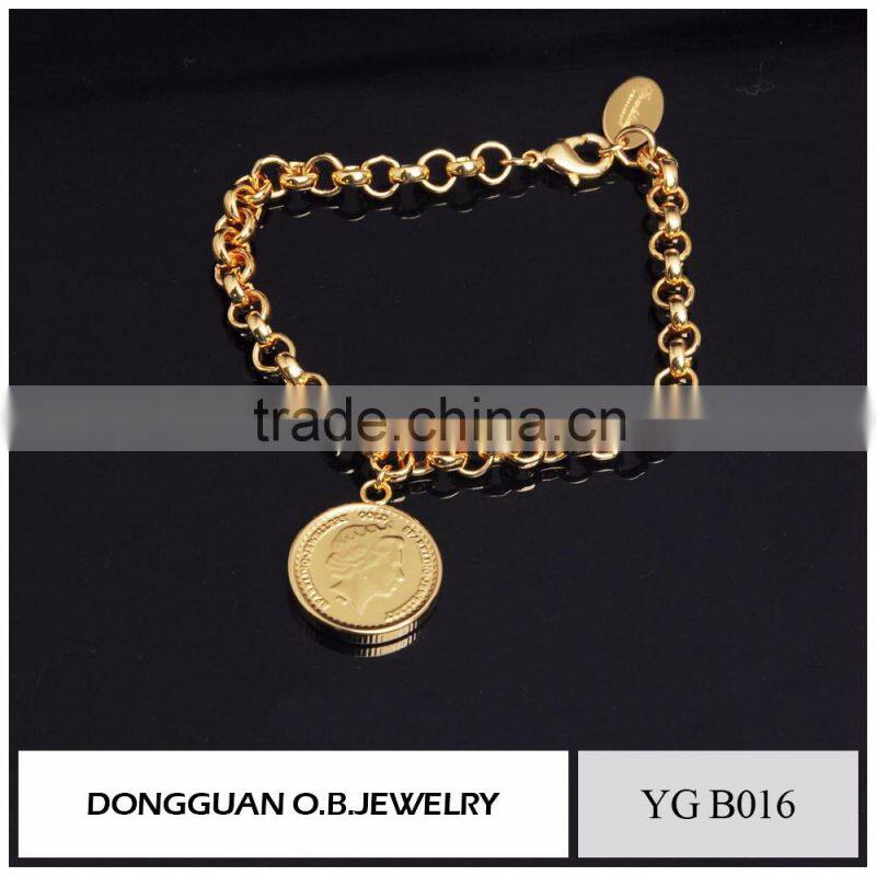 special chain necklace design from jewelry manufacturer/gold plated necklace without stone