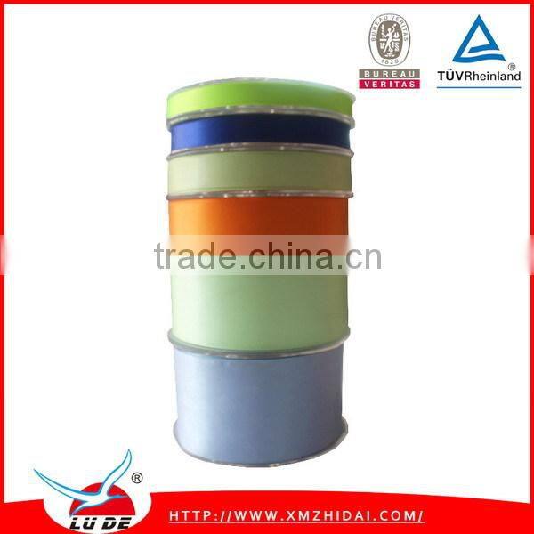 Grey color Satin Ribbon Pattern For Gift packing and Decoration