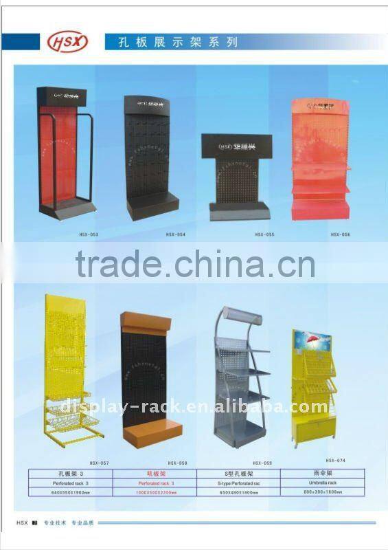 newest design foldable hanging clothes rack for shopping mall