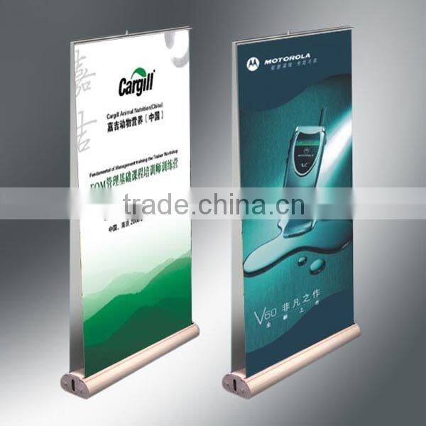 Double side roller banner display