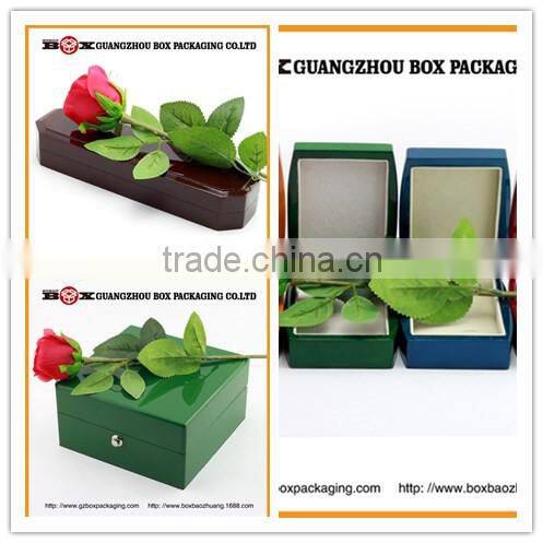 High quality special type durable box with leather handle custom