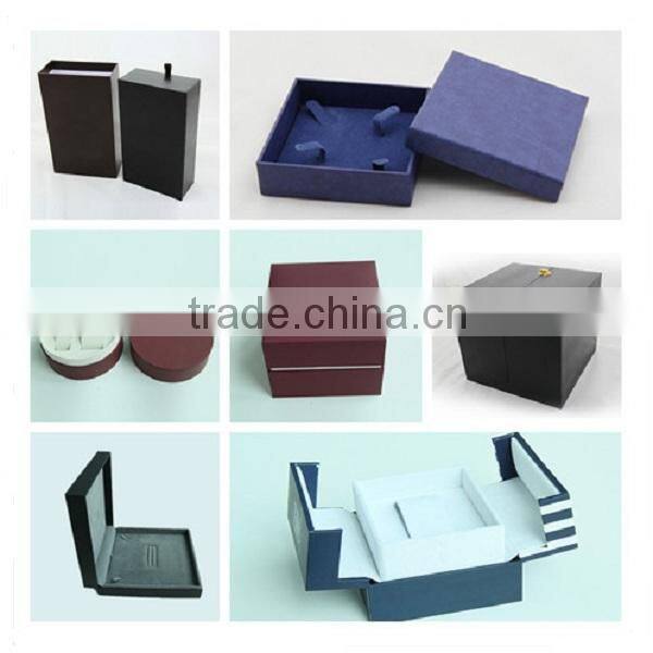 Leather Wooden Watch Packaging Box, Leather Gift Box for Watch