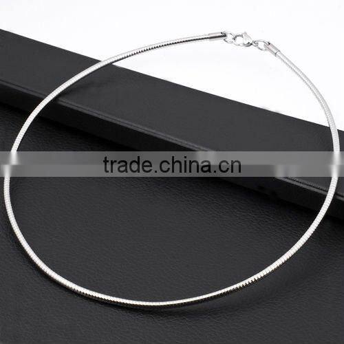 New Stainless Steel Sideways Cross Necklace(RN10034)