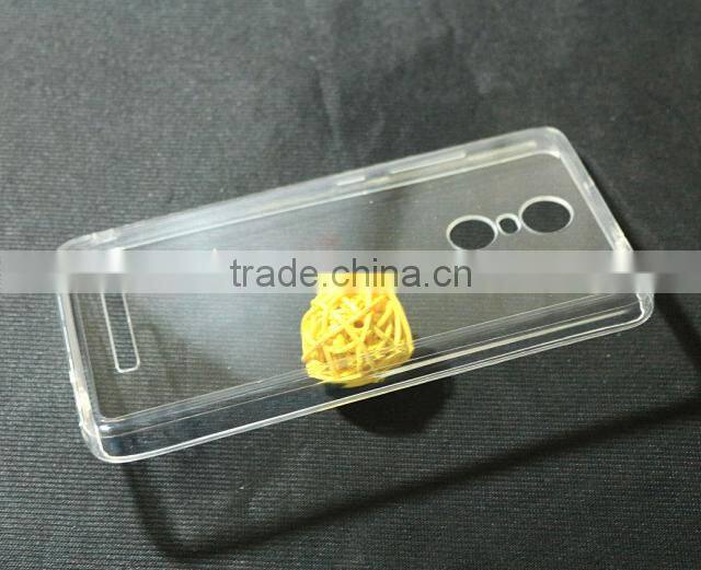 Hot selling for xiaomi redmi note 3 case acrylic clear case cover