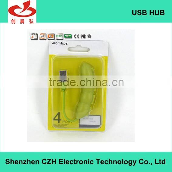 Mini personal design usb por hub, 480MBPS 4 port usb 2.0 hub from usb hub suppliers, good for gifts