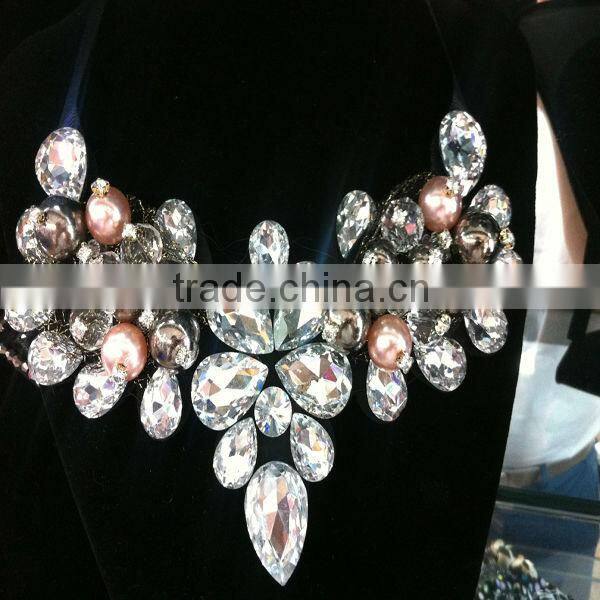 2014 beaded necklace accessories gemstone necklace