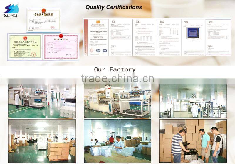 Plastic Disposable Lunch Box with Compartments