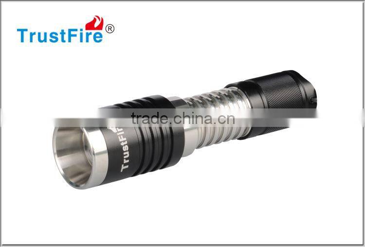2015 electronic product T6 rechargeable led torch light TR-Z8 Beam adjustable light with Fluorescence switch