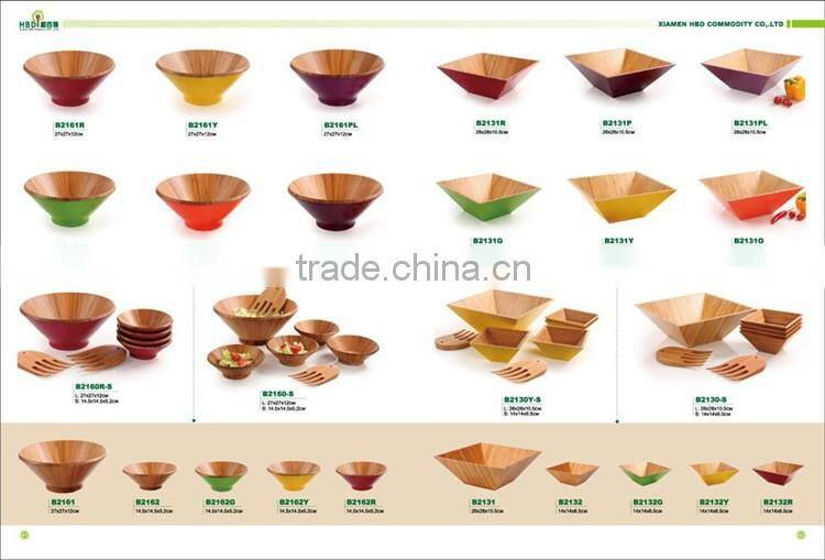 High quality small bamboo salad bowl wholesale