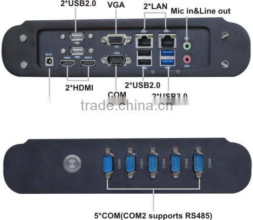 Mini desktop pc industrial mini pc with QM87 Chipset