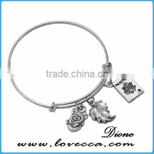 Bangles For Girls Hot Sale Adjustable Wire Bangle Bracelet Wholesale