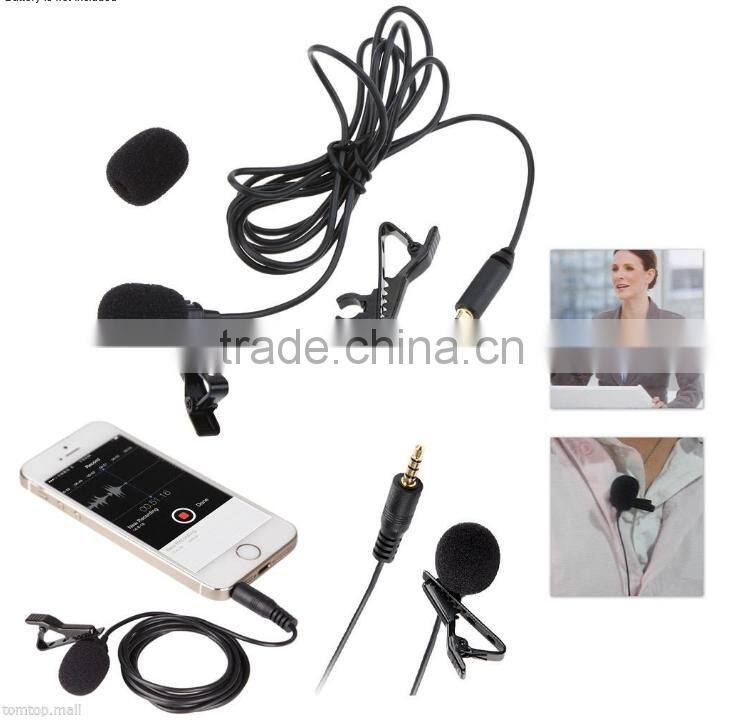 3.5mm port mini speaking microphone , wired communication portable recording microphone for noise cancelling