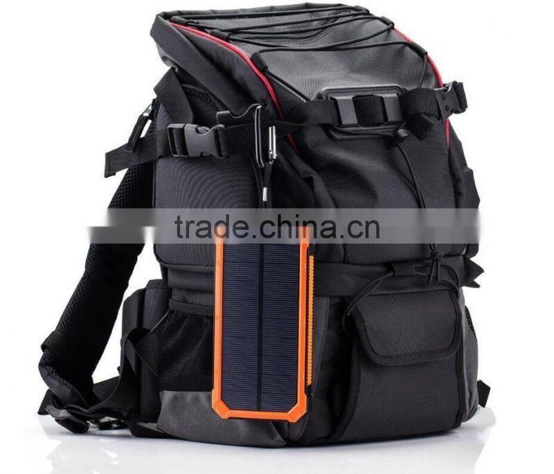 Solar Power bank with LED camping lamp external battery for iPhone 6/7 plus