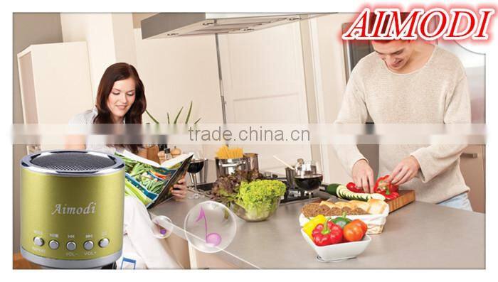 Mobile Phone Use, Customized Logo Promtion Gifts items, Music Player Mini Speaker Portable, FM Radio/USB/TF/SD