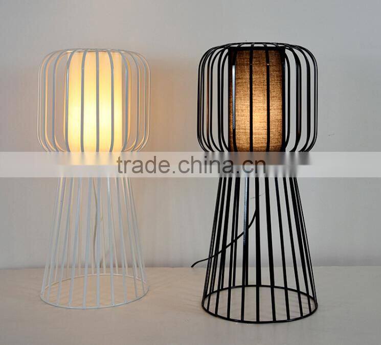 American country creative desk lamp of bedroom the head of a bed Contemporary and contracted fashion personality, wrought iron l