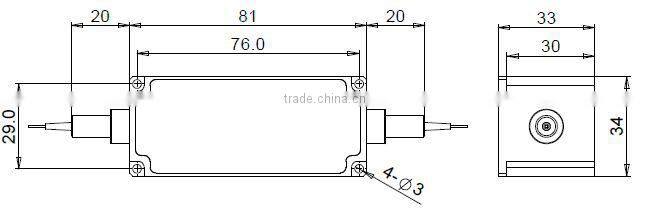 2W 5W 10W 1064nm High Power Isolator HPIS fiber optical isolator OEM factory