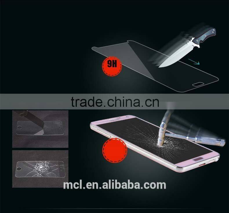2015 New factory supply Japan 0.33mm curved edge 9H anti broken tempered glass Screen protector film from China factory directly