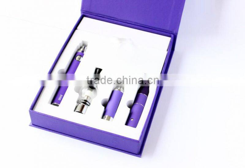 High quality wax dry herb atomizer vaporizer kit 3in1 vape pen