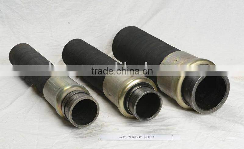 steel wire reinforcement rubber concrete pump end hose