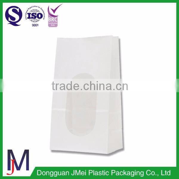 brown paper lunch bag/restaurant kraft paper bag without handle