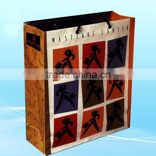 Craft printed paper bag,kraft paper bag printing,brown paper bag