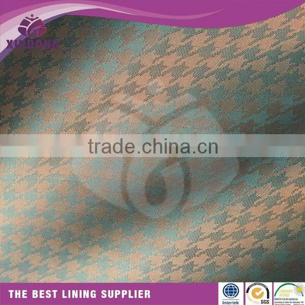 fashionable polyester viscose jacquard suit lining fabric