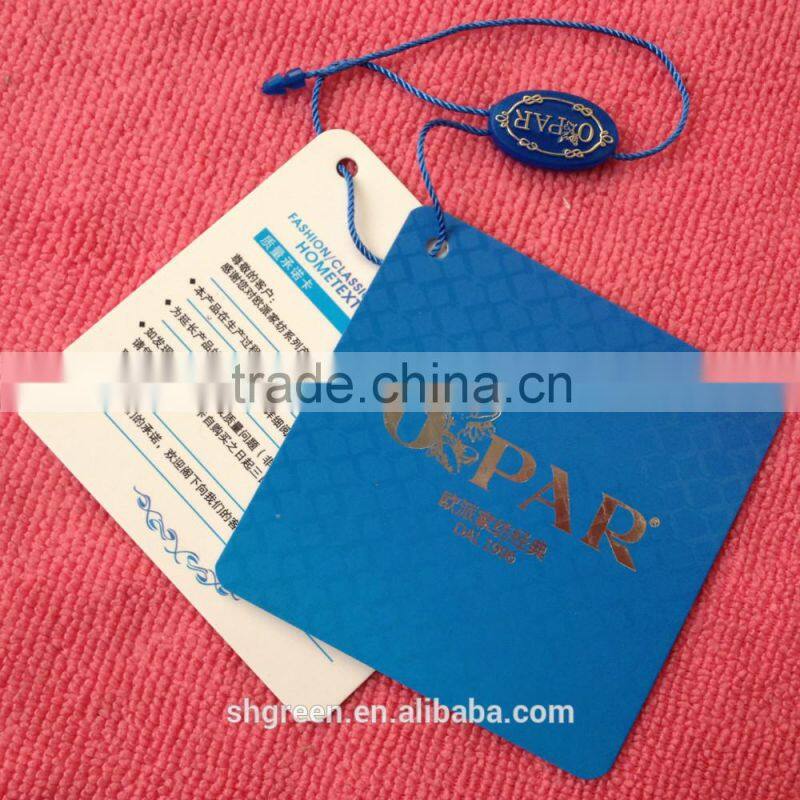 High quality paper swing tags for cascul clothing