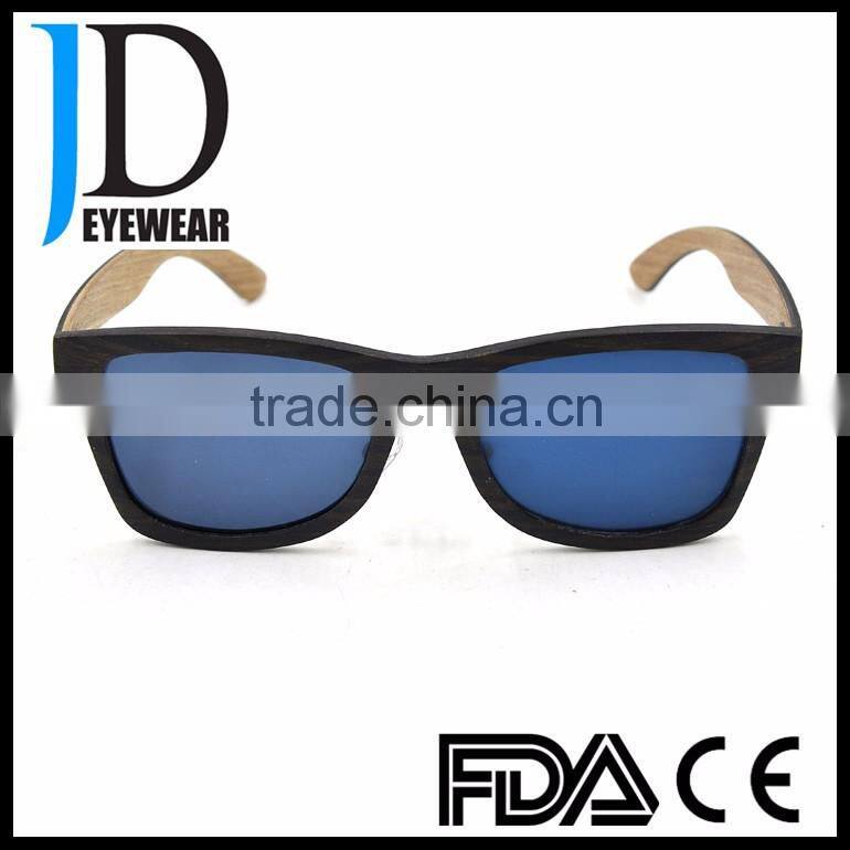 Hot Sell High Quality UV400 Polarized Wooden Frame Sunglasses