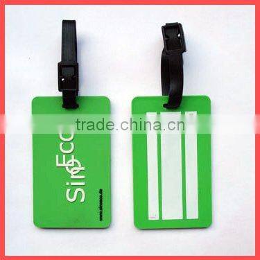 Embossed Soft Pvc Luggage Tag Custom Luggage Tag