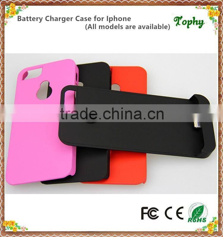 Li-Polymer battery Power Case External Battery Backup Power Case Charger Cover Pack Power Bank for iPhone 5/5s/5C