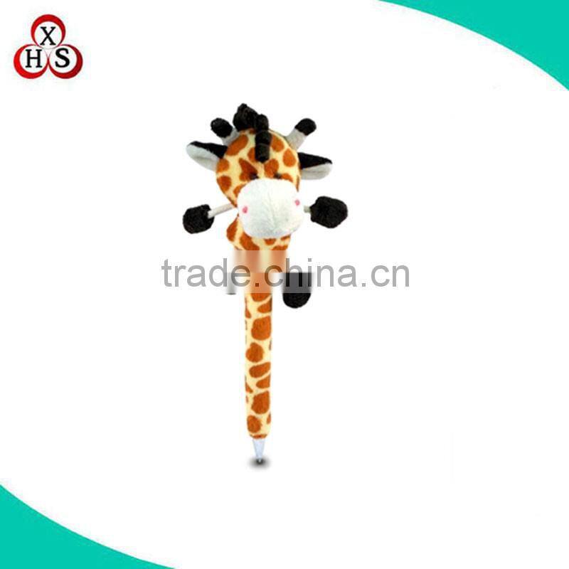 factory customized plush pen dog stuffed pen toy for kids