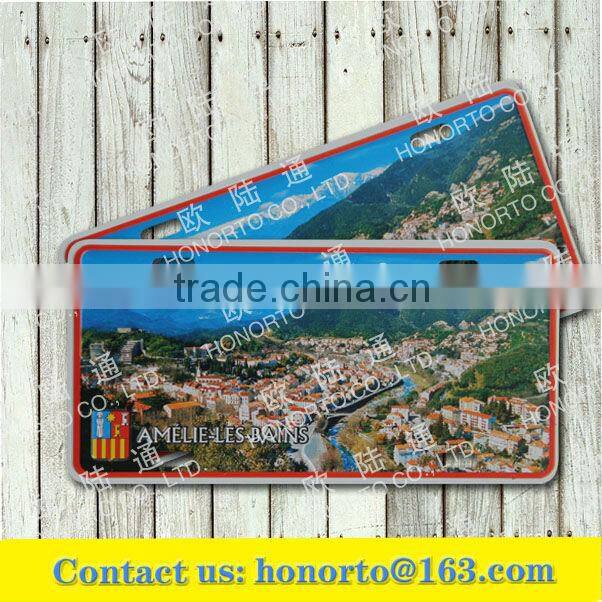 customized shaped metal postcards