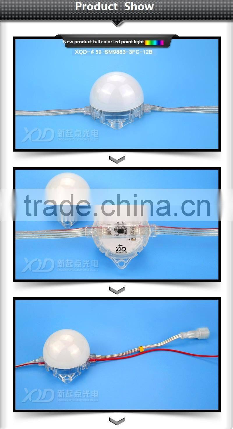DC24V 50mm ic 9883/XQD3203 /1914 high qualight pixels point light signal break-point continuous transmission