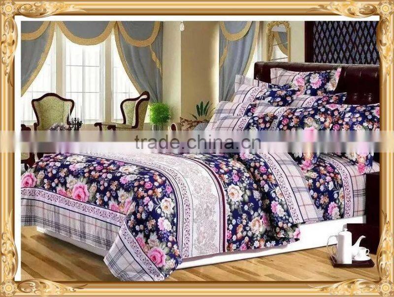 microfiber 100% polyester fabric brushed fabric parinting fabric for bedsheet of china