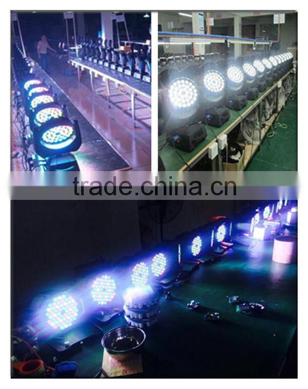 54x3w RGBW zoom/ 54pcs 3w led par light