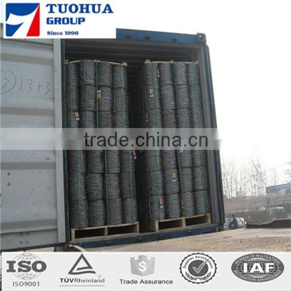 cheap hot dipped galvanized barbed wire length per roll