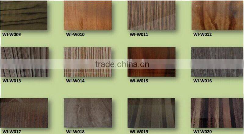 Wood Grain Color UV coated mdf