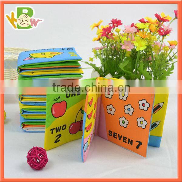 Soft Cloth Book Baby Educational Books Plush Stuffed Animal 6 kinds