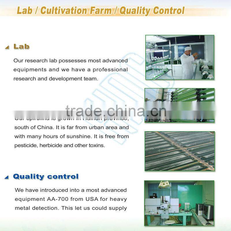 Nutraceuticals Health Food Spirulina Chlorella mixed tablet