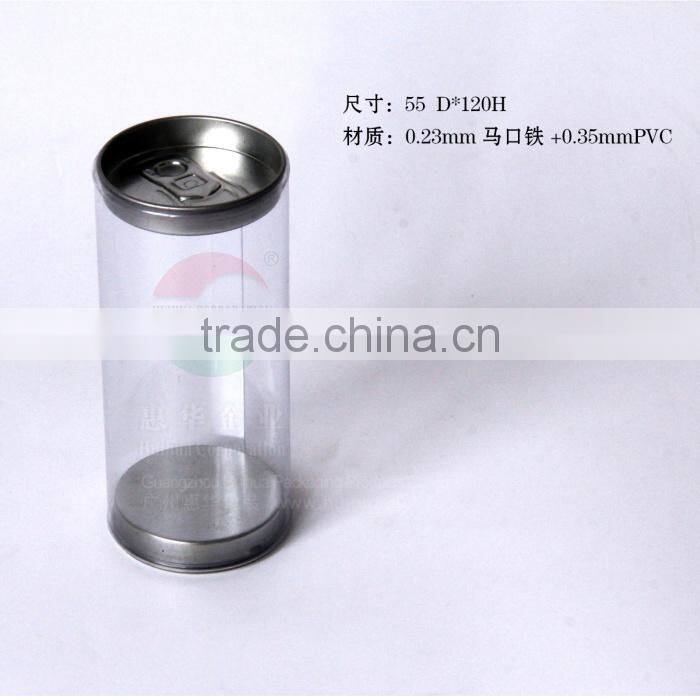 PVC bucket /barrel for gift plastic tube