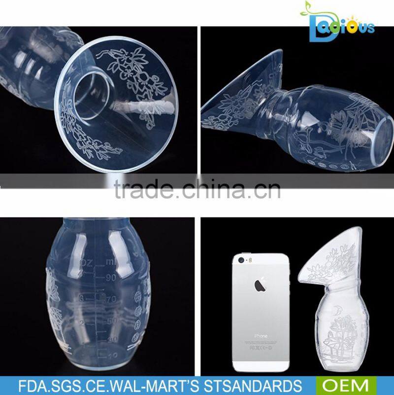 All in 100% Food Grade Manuel Silicone Breast Pump