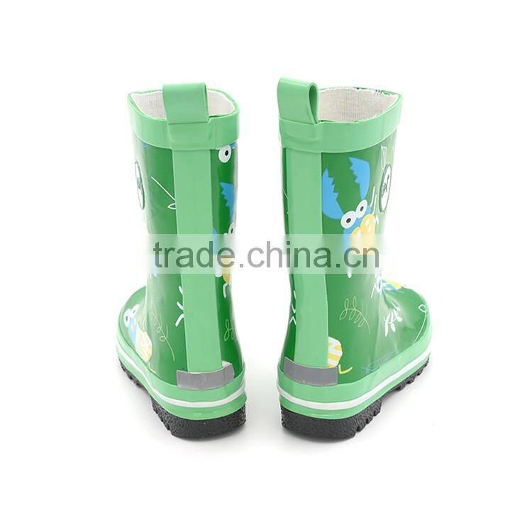 Factory competitive price fashion boys and girls children rubber rain boots