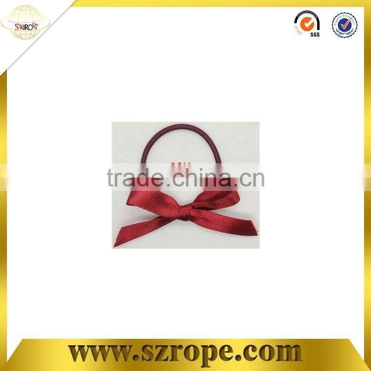 Colorful Elastic Gift Red Ribbon Bow For Wine Bottle