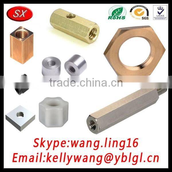 Manufacturing M3M4M5M6M8 Zinc Plated Carbon Steel Knurled Thumb Nut