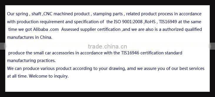 Plated steel threaded hollow shaft /tube