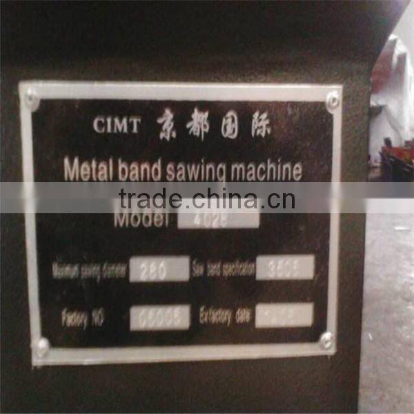 2015 new Band Saw Machine GB4028 for sale