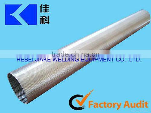 automatic PLC wedge wire screen mesh welding machines made in China from Jiake Factory