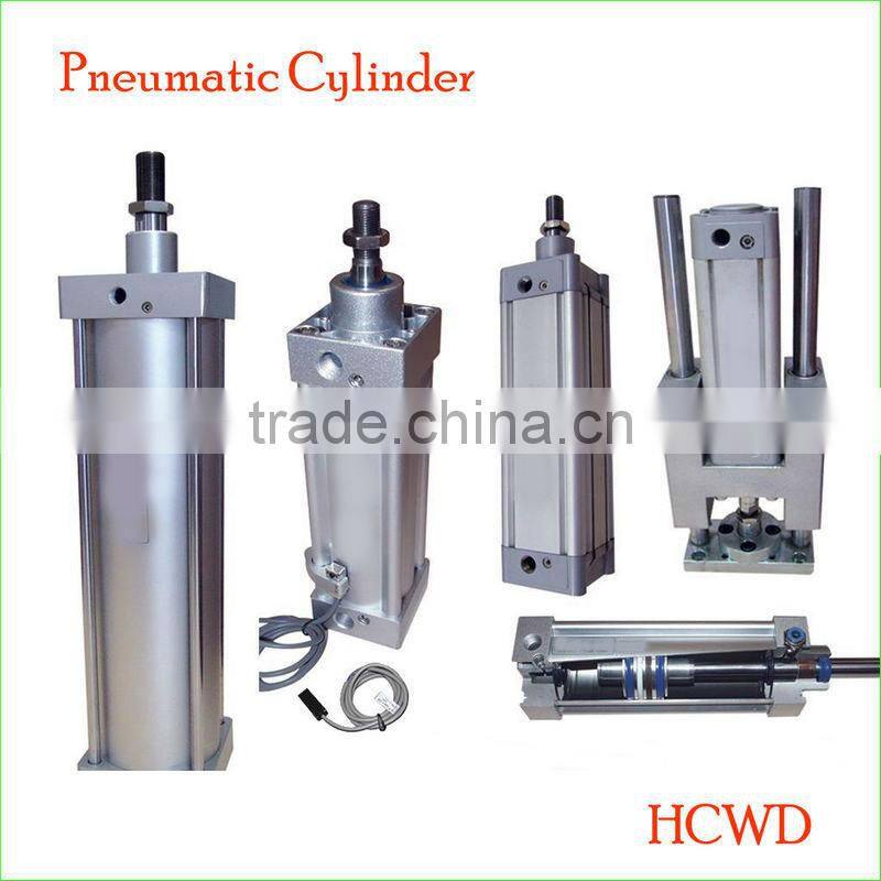 Stainless Durable Long Stroke, Double Acting Pneumatic/Air Cylinder--Aluminium Cylinder Block With Good Quality